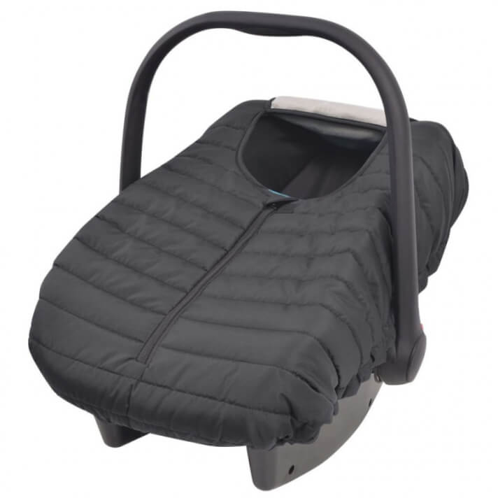 Funda para portabeb&eacute;/sillita de coche 57x43 cm negra Vida XL