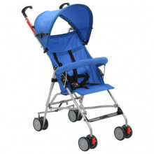 Sillita de paseo para bebé azul acero Vida XL