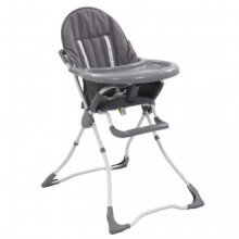 Trona de bebé gris y blanco Vida XL