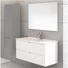 Mueble con lavabo Blanco brillo Ibiza 60 TEGLER