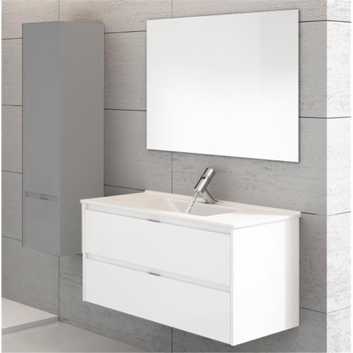 Mueble con lavabo Blanco brillo Ibiza 60 TEGLER