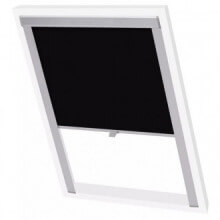 Persiana opaca enrollable negra S06/606 Vida XL