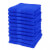 Toallas de cortesía 10 uds algodón 500 gsm 30x50 azul klein Vida XL