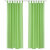 2 Cortinas verdes transparentes 140 x 245 cm Vida XL