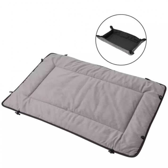 Cama-estera para perro Gris 65x100 cm Vida XL