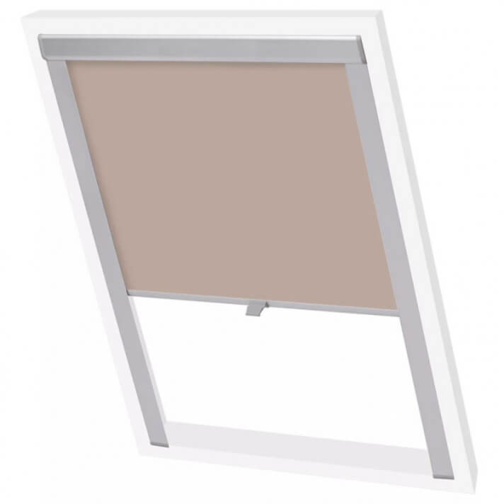 Persiana opaca enrollable beige U08/808 Vida XL