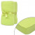 2 Fundas de algodón verde manzana para colchón 120x200-130x200 Vida XL