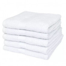 Toallas de baño 25 unidades algodón 400 gsm 100x150 blancas Vida XL