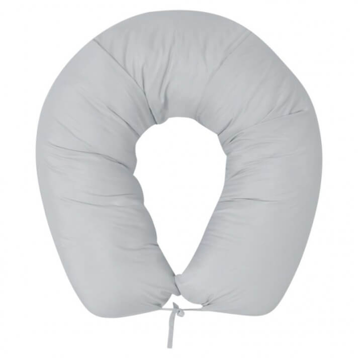 Almohada de embarazo 40x170 gris Vida XL
