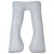 Almohada de embarazo gris 90x145 Vida XL