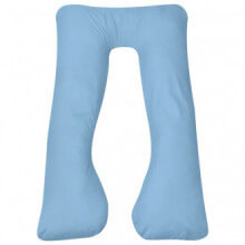 Almohada de embarazo azul claro 90x145 Vida XL