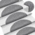 Alfombrillas escaleras autoadherente 15 uds 54x16x4cm gris claro Vida XL