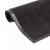 Alfombra de entrada rectangular de nudo 40x60 negra Vida XL