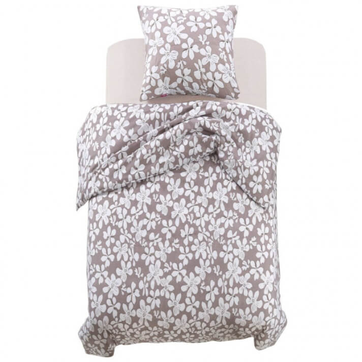 Funda n&oacute;rdica de 2 piezas estampado de flores 140x200/60x70 Vida XL