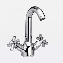 Grifo monoblock para lavabo caño alto Cala