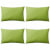 Cojines para exteriores 60x40 verde manzana 4 unidades Vida XL