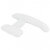 Almohada de embarazo con forma de H 80x140 blanca Vida XL