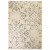 Alfombra moderna de estampado floral beige/azul 160x230 Vida XL