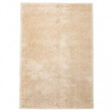 Alfombra shaggy peluda 160x230 beige Vida XL