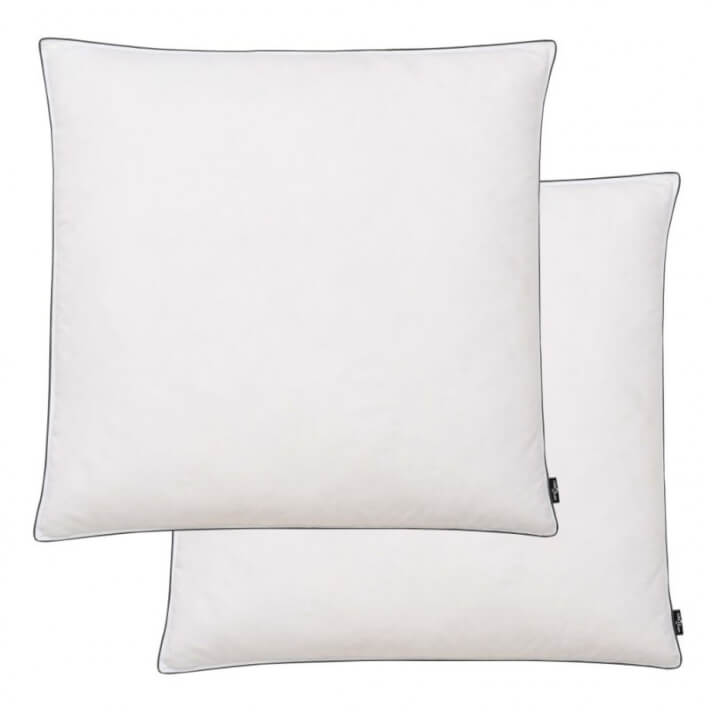 Almohadas 2 uds relleno plumón/plumas 80x80 blanco Vida XL