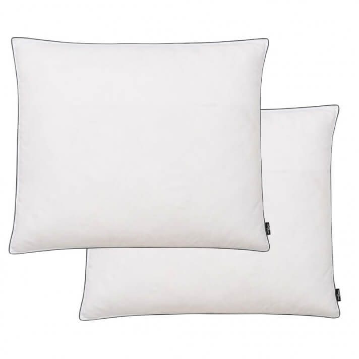 Almohadas 2 uds relleno plum&oacute;n/plumas 70x60 blanco Vida XL