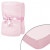 Sábana bajera ajustable de cuna 4 pzas algodón 40x80 rosa Vida XL