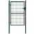 Puerta de valla de acero verde 106x250cm Vida XL