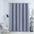 Cortina opaca con anillas demetal gris 290x245cm Vida XL