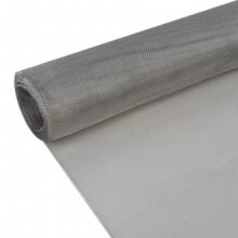 Mallamosquitera de acero inoxidable plateada 150x500cm Vida XL