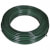 Alambre para vallas 55m 2,1/3,1mm acero verde Vida XL