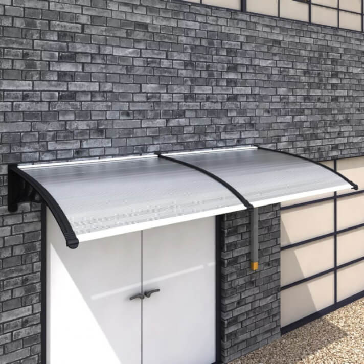 Marquesina para puerta 240x100cm Vida XL