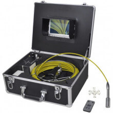 Cámara de inspección de tuberías 30m con caja de control DVR Vida XL