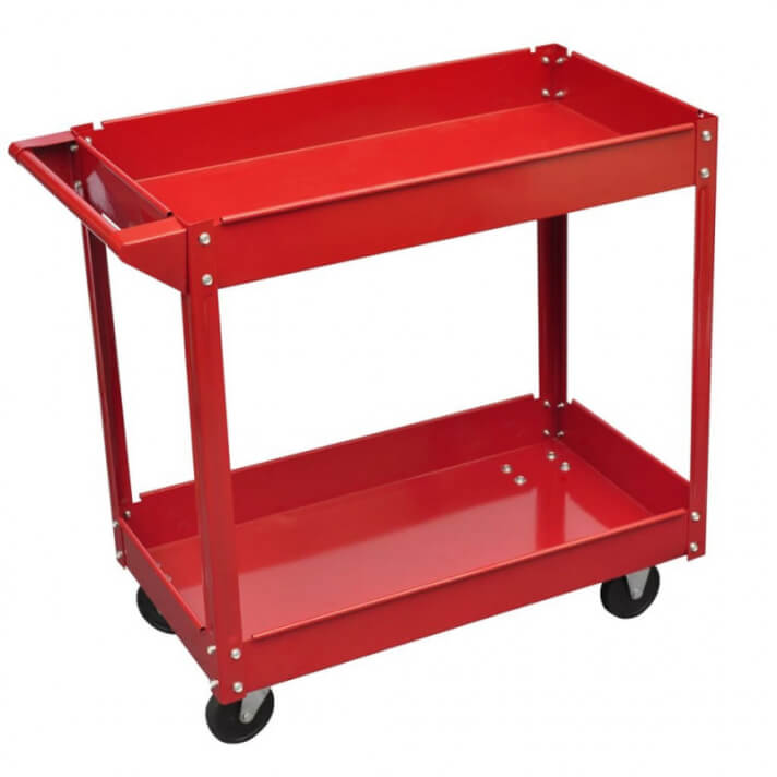 Carrito Para Herramientas De Taller 100 Kg Rojo Vida XL