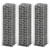Cestas demuro de gaviones alambre galvanizado 25x25x100 3 uds Vida XL