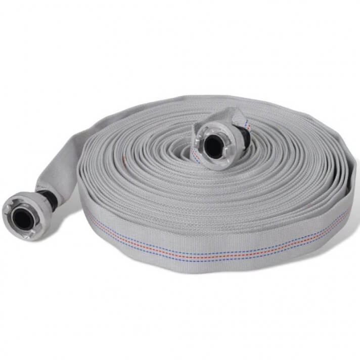 Manguera plana contra incendios 20m acoplamiento C-Storz 1 inch Vida XL