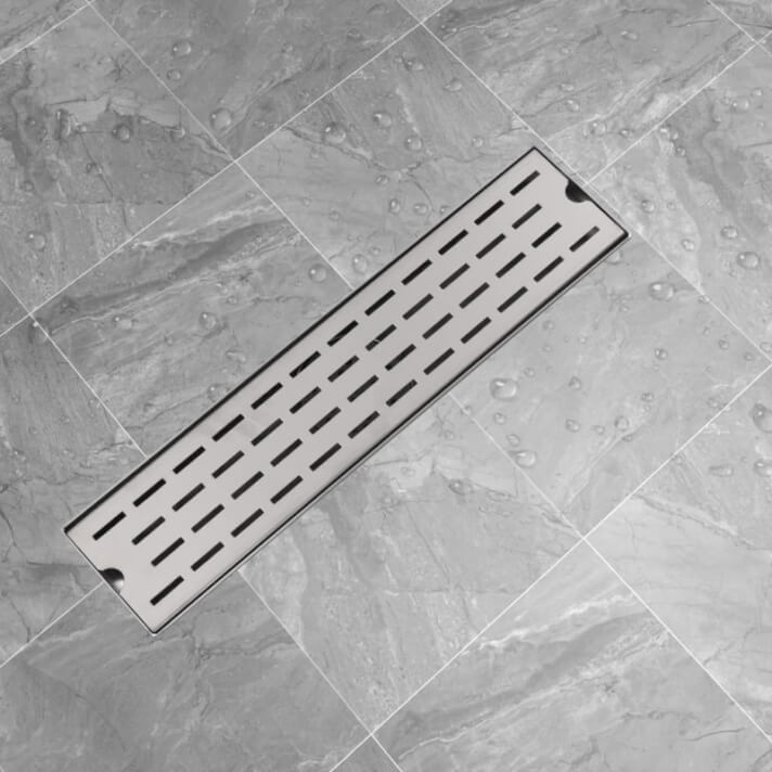 Desag&uuml;e lineal de ducha de acero inoxidable 530x140mm Vida XL