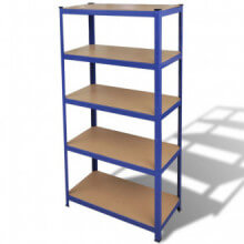 Estante de almacenamiento azul Vida XL