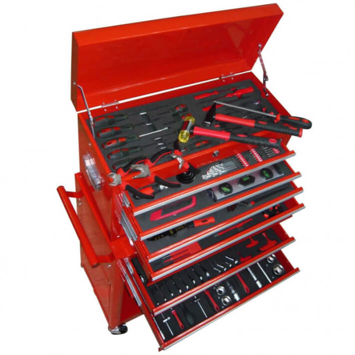 Carrito de herramientas 7 cajones Vida XL