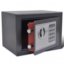 Caja fuerte electrónica digital, 23 x 17 x 17cm Vida XL