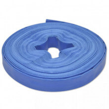 Manguera plana de agua 25m 1" PVC Vida XL