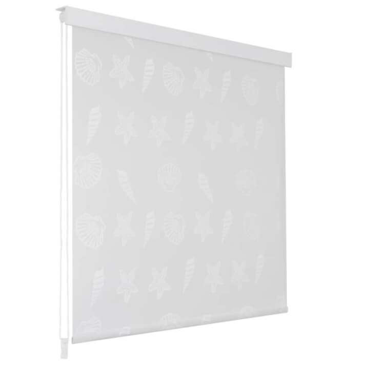 Persiana enrollable de ducha 100x240cm estrella demar Vida XL