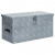Caja de aluminio 61,5x26,5x30cm plateada Vida XL