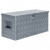 Caja de aluminio 90,5x35x40cm plateada Vida XL