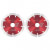 vidaXL Discos de corte de diamante 2 unidades acero 125 mm