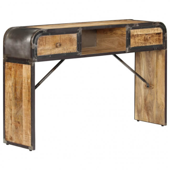 Aparador 120x30x75cmmadera demangomaciza Vida XL