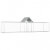 Gallinero de acero galvanizado 5x1x1,5m Vida XL
