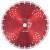 Disco de corte de diamante con turbo y agujeros acero 350mm Vida XL