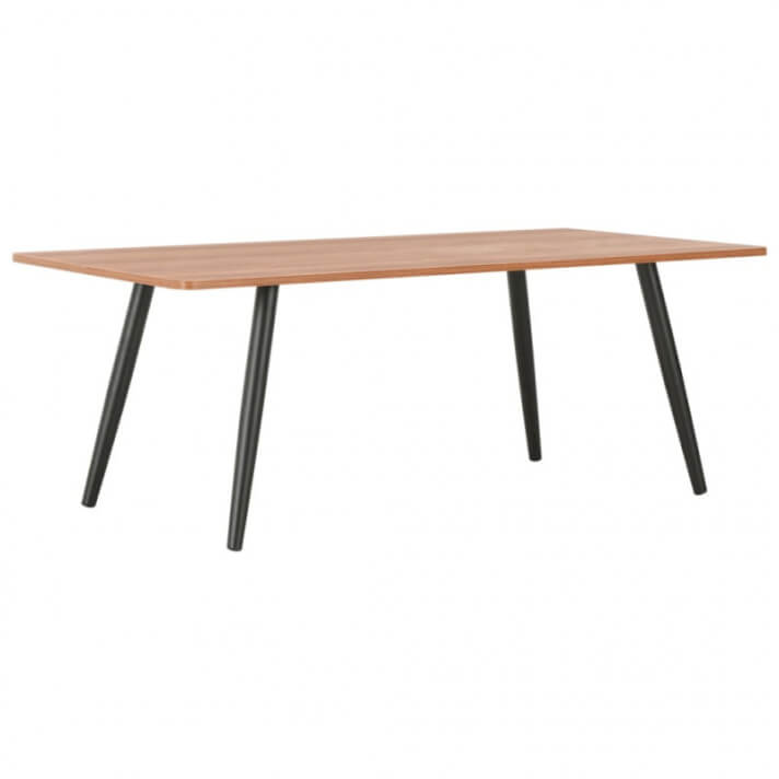 Mesa de centro negro ymarr&oacute;n 120x60x46cm Vida XL