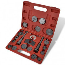 Set de 22 piezas de reposicionador de pistones de freno con 2 árboles Vida XL