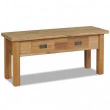 Banco de recibidor de madera de teca maciza 90x30x40cm Vida XL